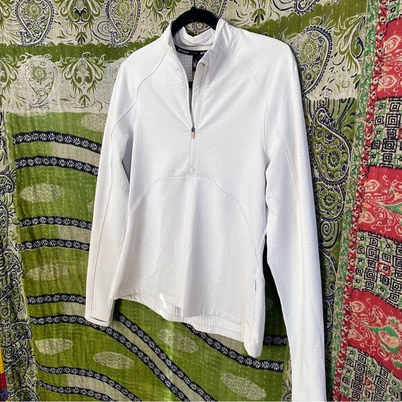 NWT Spyder Active Cream 1/2 Zip Pullover Fleece Top Size Medium - Picture 7 of 15